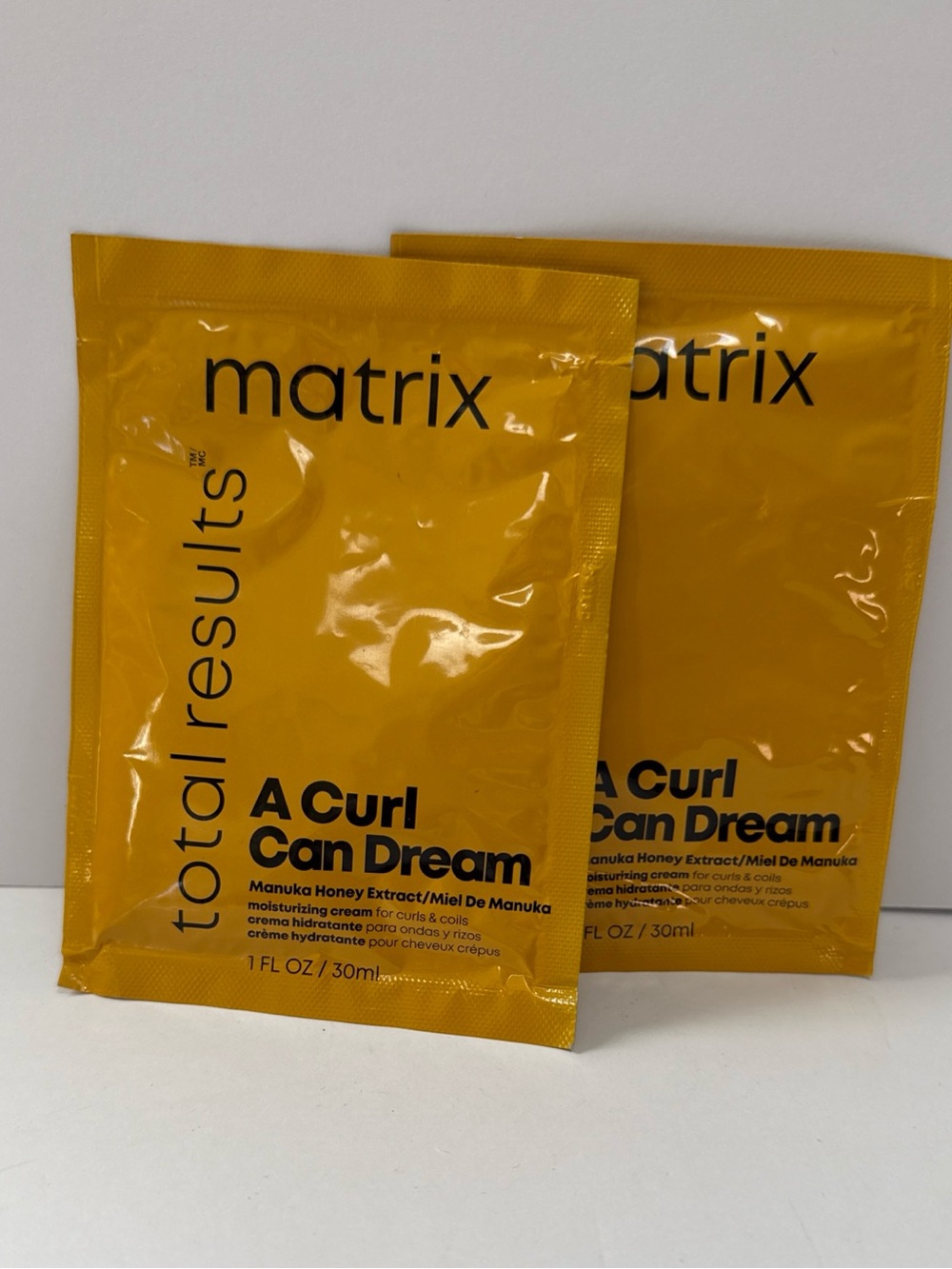 Matix Total Results A Curl Can Dream Moisturizing Cream -2- 1 ounce packs
